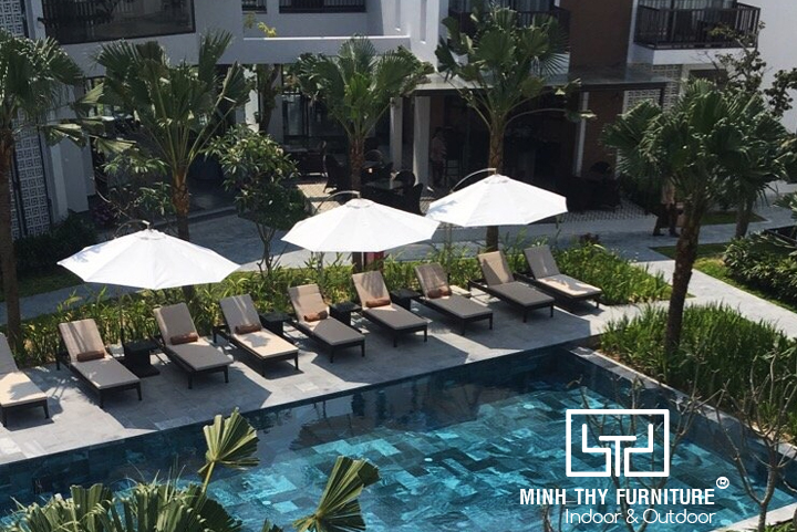 MINH THY FURNITURE CUNG CẤP GHẾ HỒ BƠI, BÀN GHẾ GIẢ MÂY, GHẾ QUẦY BAR, XÍCH ĐU CHO SENVILA BOUTIQUE HOI AN RESORT & SPA