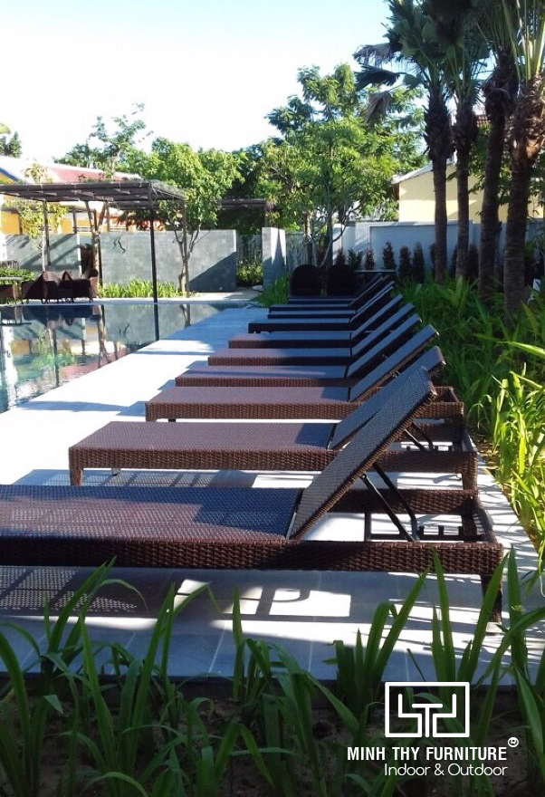 MINH THY FURNITURE CUNG CẤP GHẾ HỒ BƠI, BÀN GHẾ GIẢ MÂY, GHẾ QUẦY BAR, XÍCH ĐU CHO SENVILA BOUTIQUE HOI AN RESORT & SPA